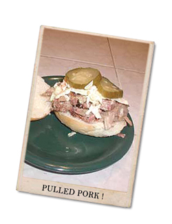 pulled pork sandwich